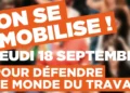 Huelga en Francia 18 de septiembre