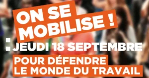 Huelga en Francia 18 de septiembre