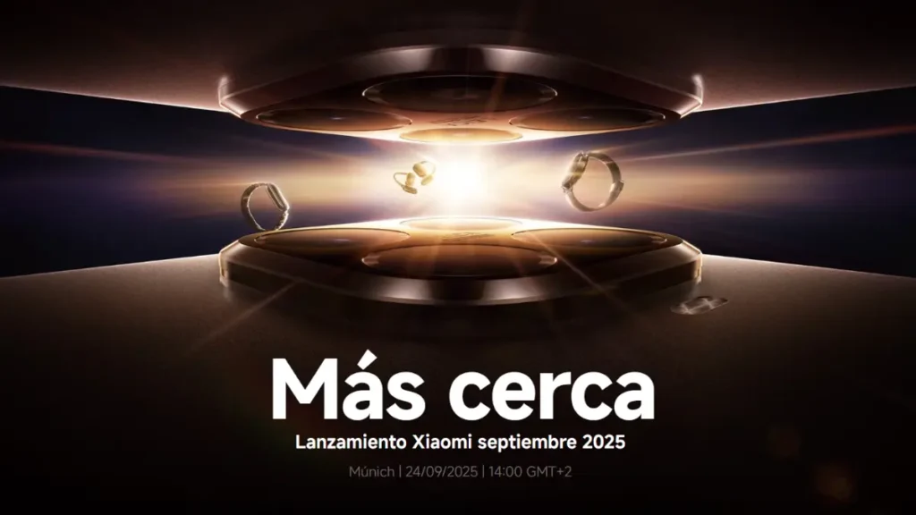 Fuente: https://www.mi.com/ - Lanzamiento Xiami 24 de septiembre 2025