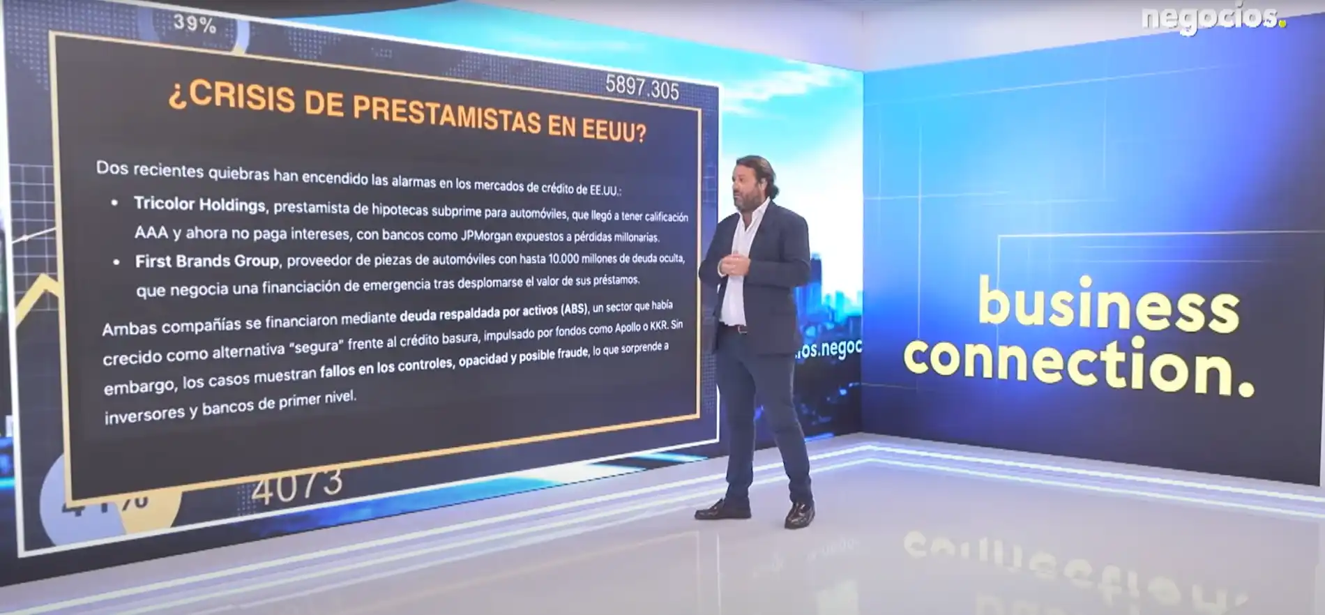 Negocios TV - Crisis de prestamos en EEUU
