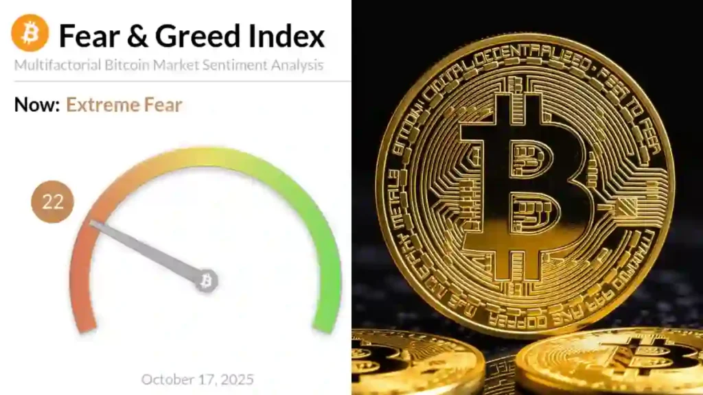 caída del índice del miedo en Bitcoin