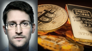 Edward Snowden reaviva debate sobre Bitcoin frente al oro en redes sociales