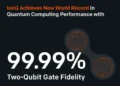 IonQ logra récord mundial en fidelidad de puertas cuánticas