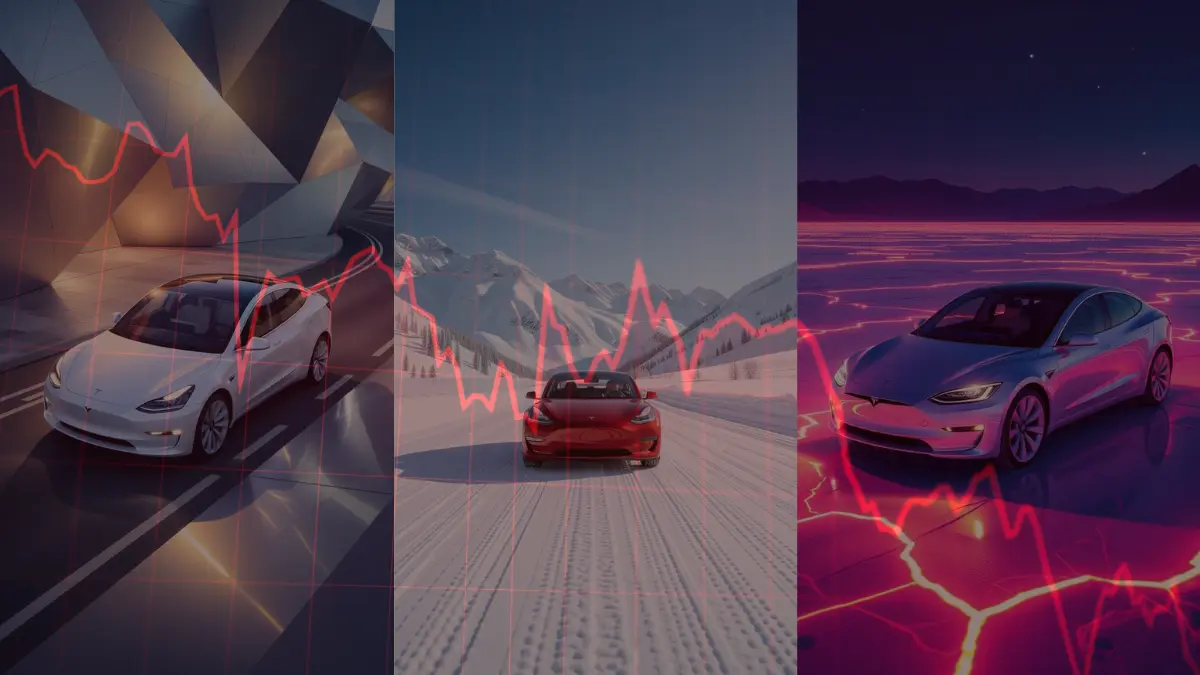 Récord de producción de vehículos Tesla pero con caída en el valor de sus acciones.