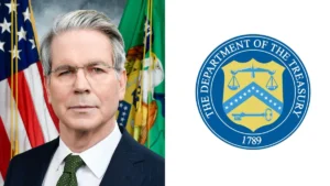 Edificio del Departamento del Tesoro de Estados Unidos, símbolo de la recompra de deuda por 4.000 millones de dólares para mejorar la liquidez en los mercados financieros.